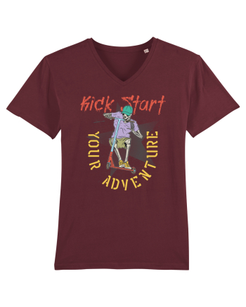 Kick Start Your Adventure Burgundy