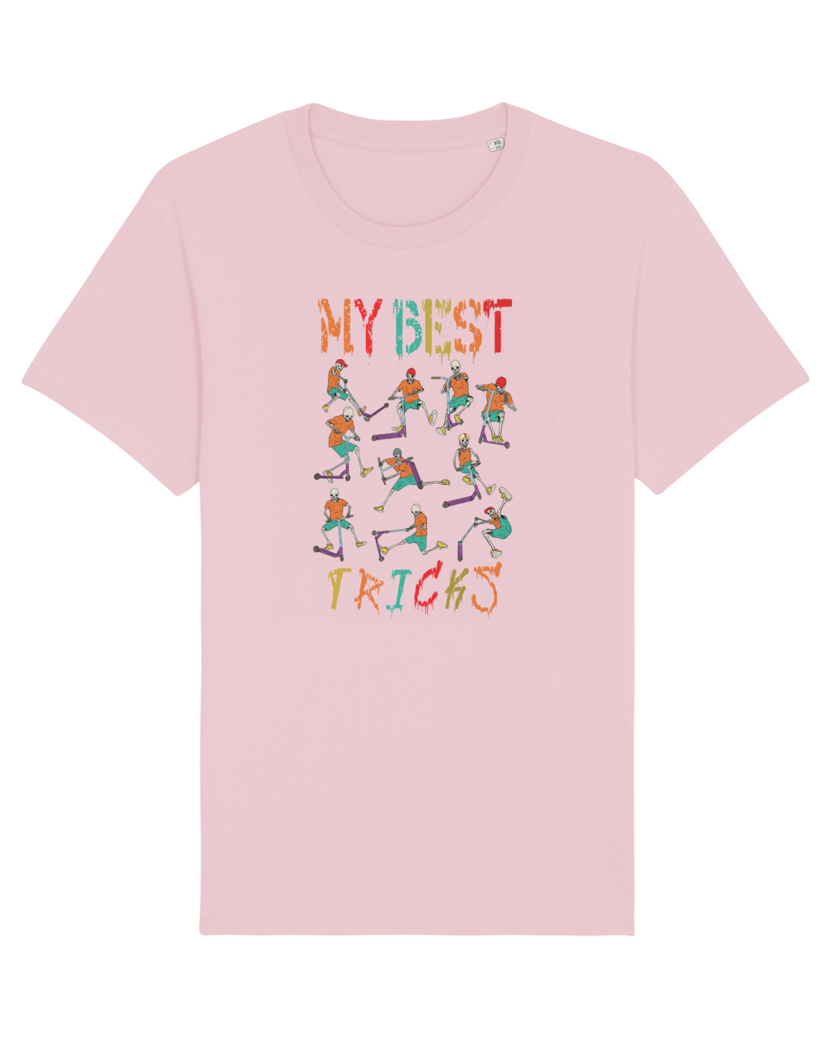 Tricou mânecă scurtă Unisex Rocker Cotton Pink