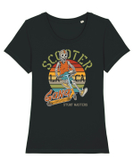Scooter Gang Stunt Master Tricou mânecă scurtă guler larg fitted Damă Expresser