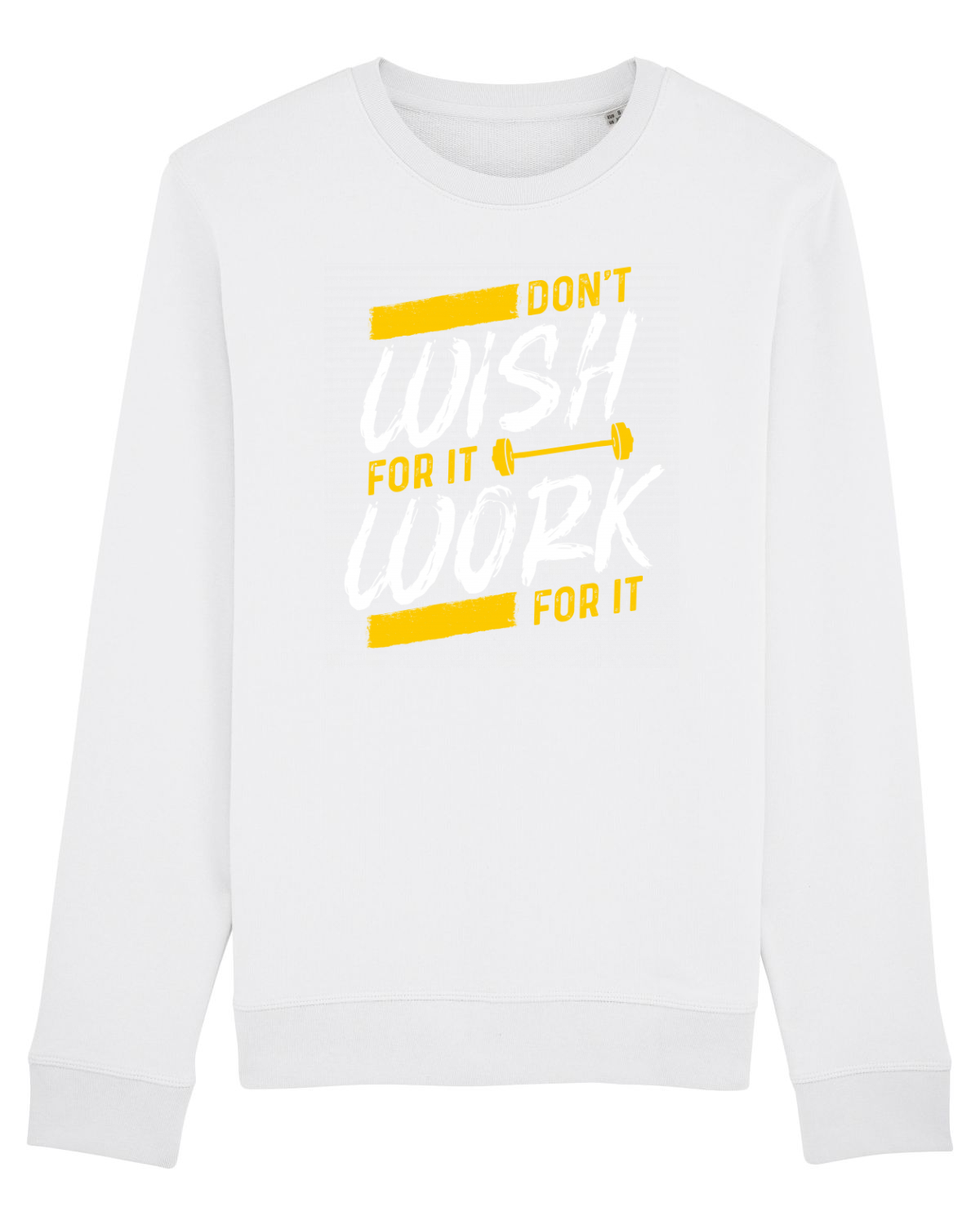 Bluză mânecă lungă Unisex Rise White