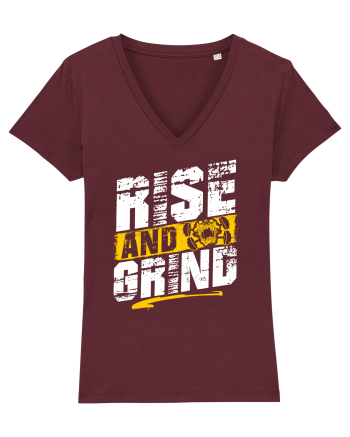 Rise and Grind Burgundy