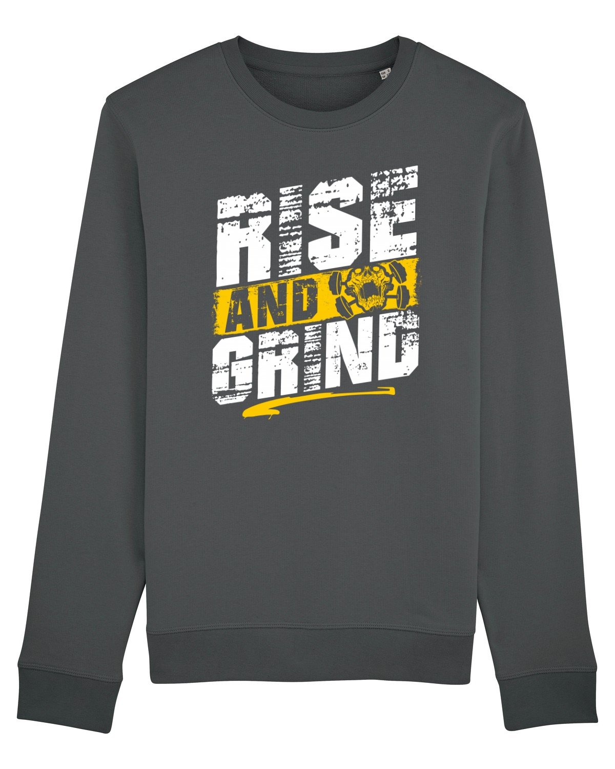 Bluză mânecă lungă Unisex Rise Anthracite