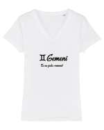 Gemeni Tricou mânecă scurtă guler V Damă Evoker