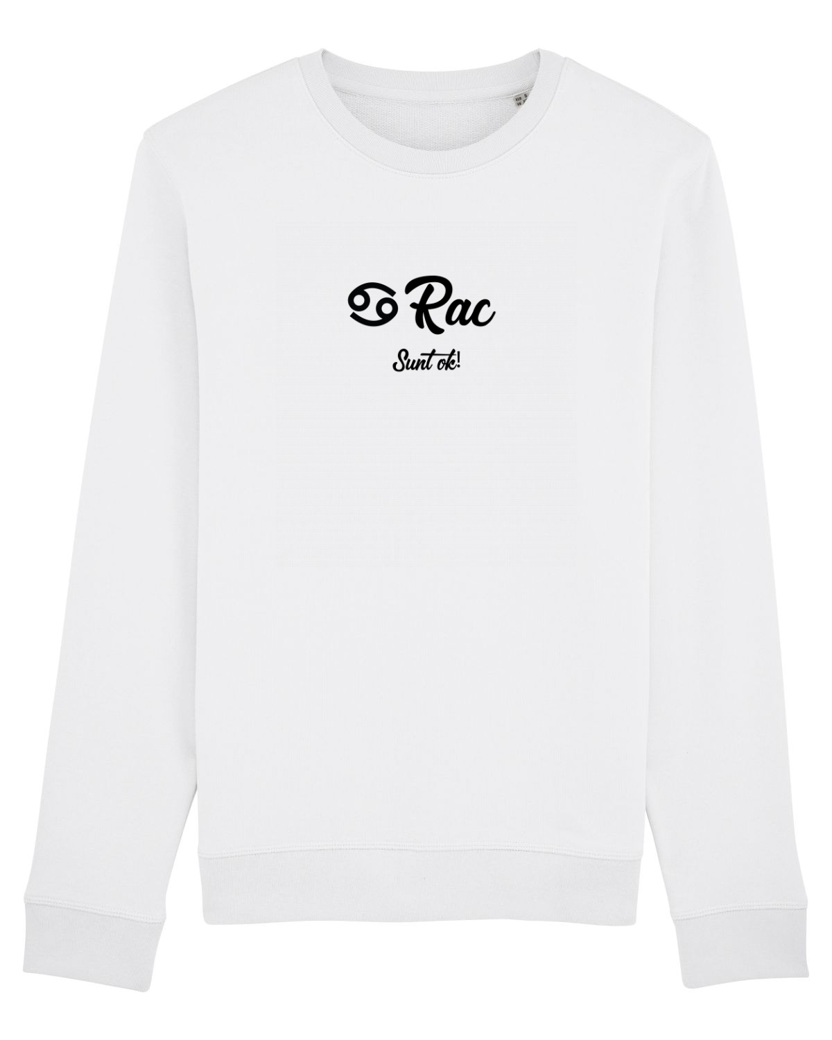 Bluză mânecă lungă Unisex Rise White