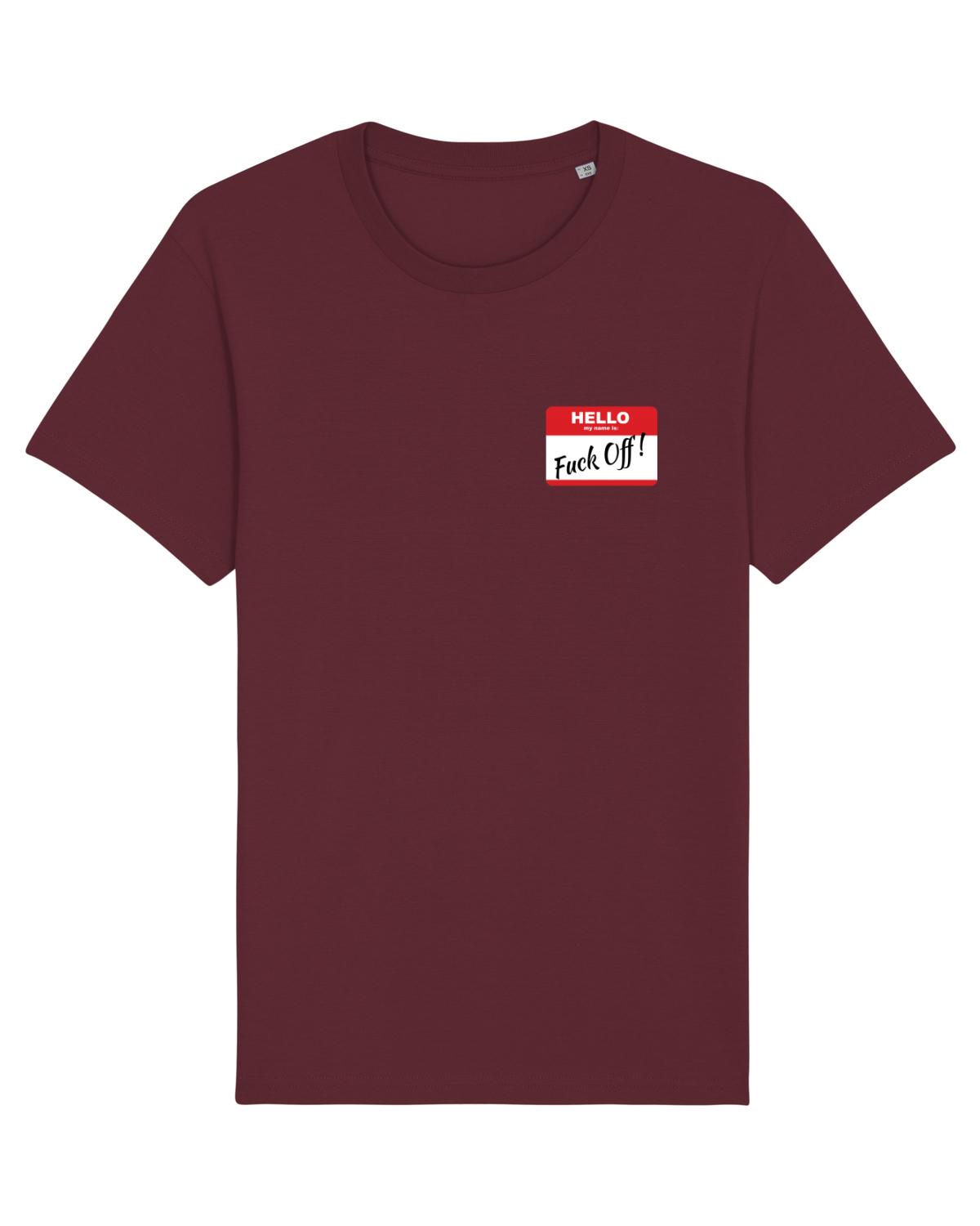 Tricou mânecă scurtă Unisex Rocker Burgundy