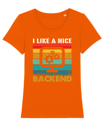 I like a nice backend Bright Orange