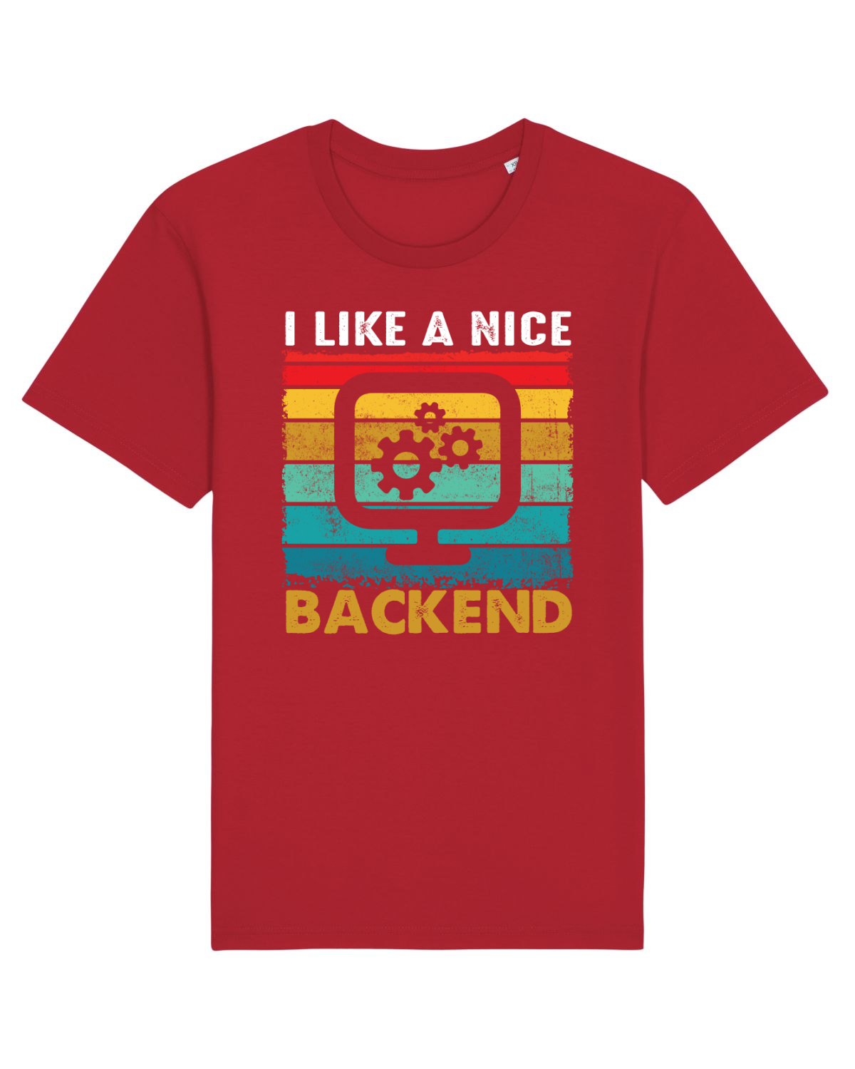 Tricou mânecă scurtă Unisex Rocker Red