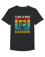 I like a nice backend Tricou mânecă scurtă guler larg Bărbat Skater