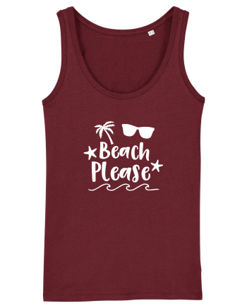 Beach Please Burgundy