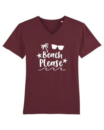 Beach Please Burgundy