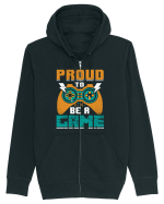 Proud to be a game Hanorac cu fermoar Unisex Connector