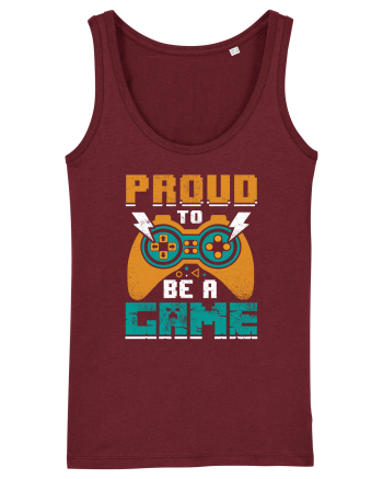 Proud to be a game Burgundy