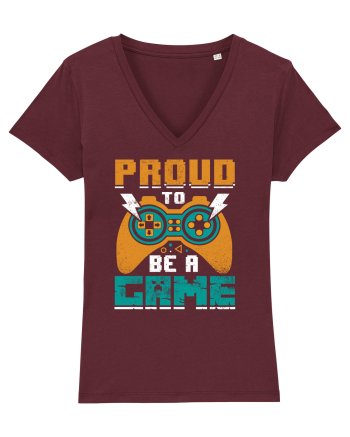 Proud to be a game Burgundy