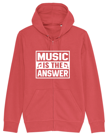 Music is the answer Carmine Red
