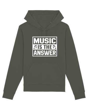Music is the answer Khaki