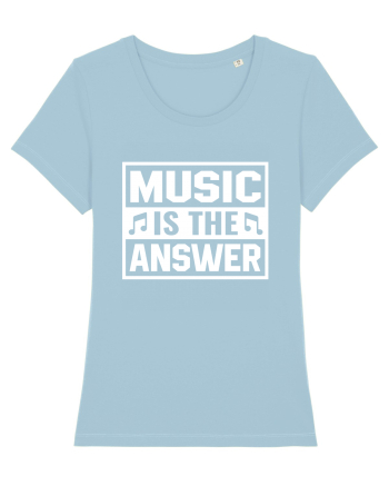 Music is the answer Sky Blue