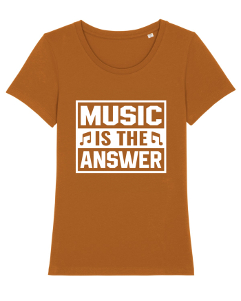 Music is the answer Roasted Orange