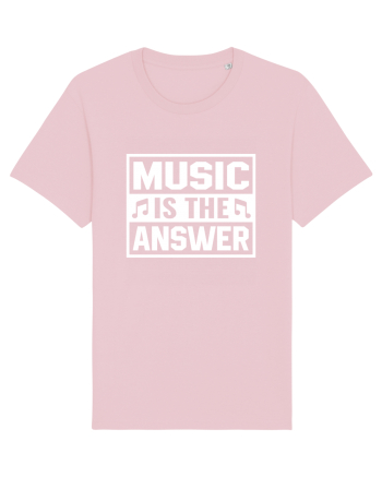 Music is the answer Cotton Pink