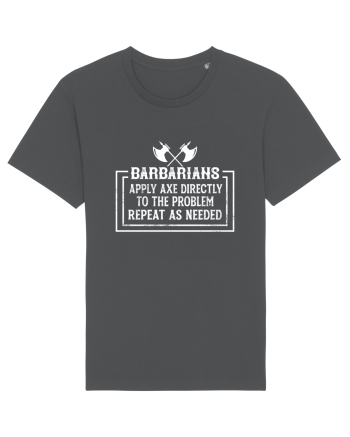 Barbarians Apply Axe Directly To The Problem Repeat As Needed Anthracite