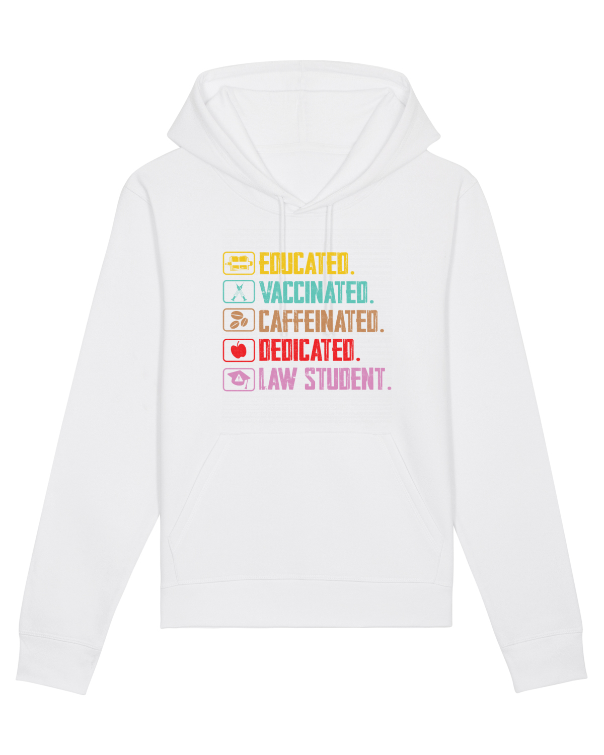 Hanorac Unisex Drummer White