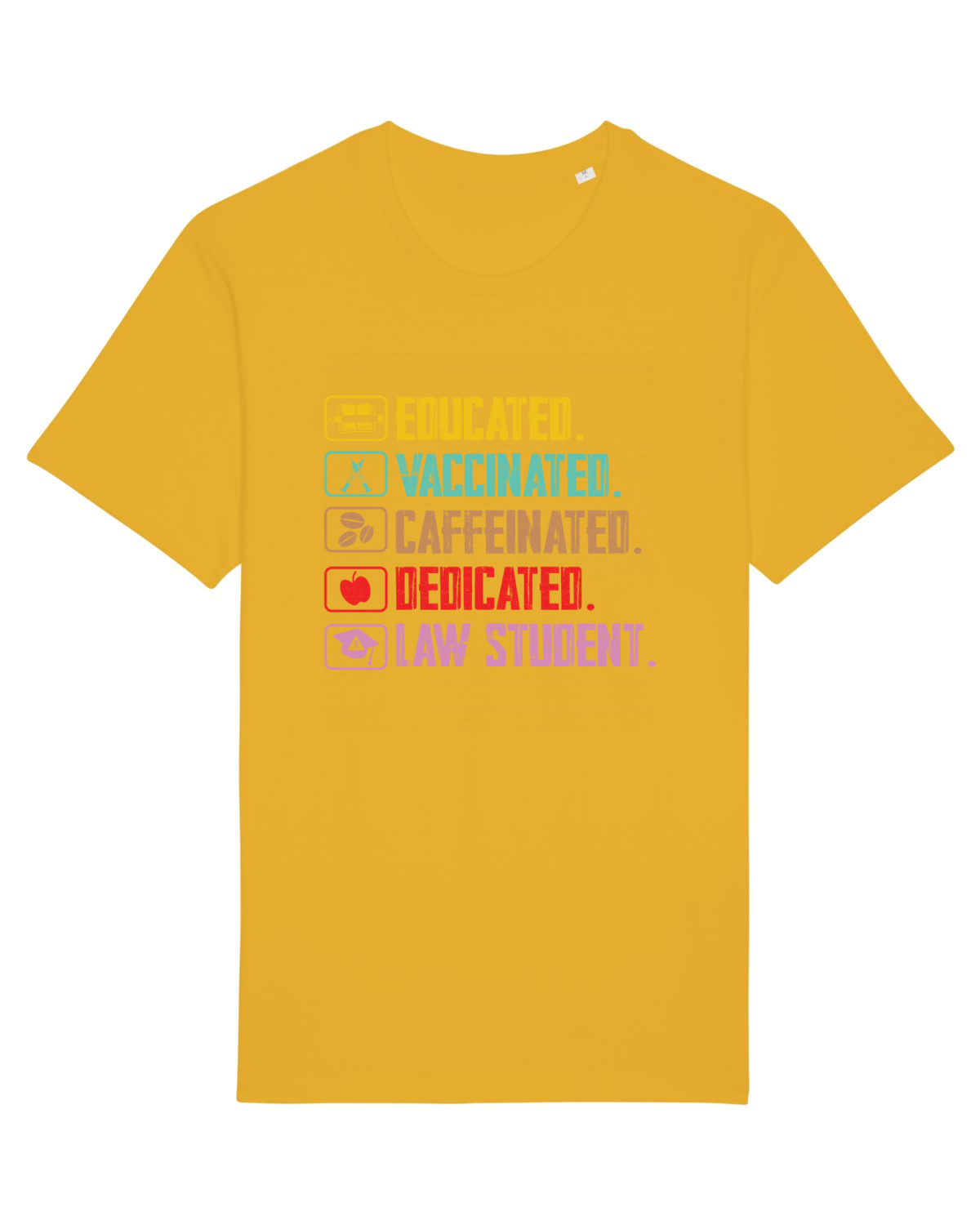 Tricou mânecă scurtă Unisex Rocker Spectra Yellow