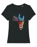Hair Hustler Tricou mânecă scurtă guler larg fitted Damă Expresser