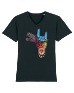 Hair Hustler Tricou mânecă scurtă guler V Bărbat Presenter