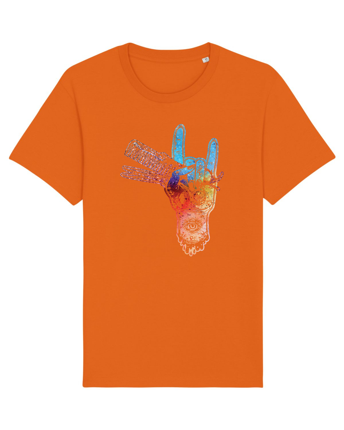 Tricou mânecă scurtă Unisex Rocker Bright Orange