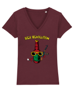 BEER Revolution Tricou mânecă scurtă guler V Damă Evoker