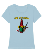 BEER Revolution Tricou mânecă scurtă guler larg fitted Damă Expresser