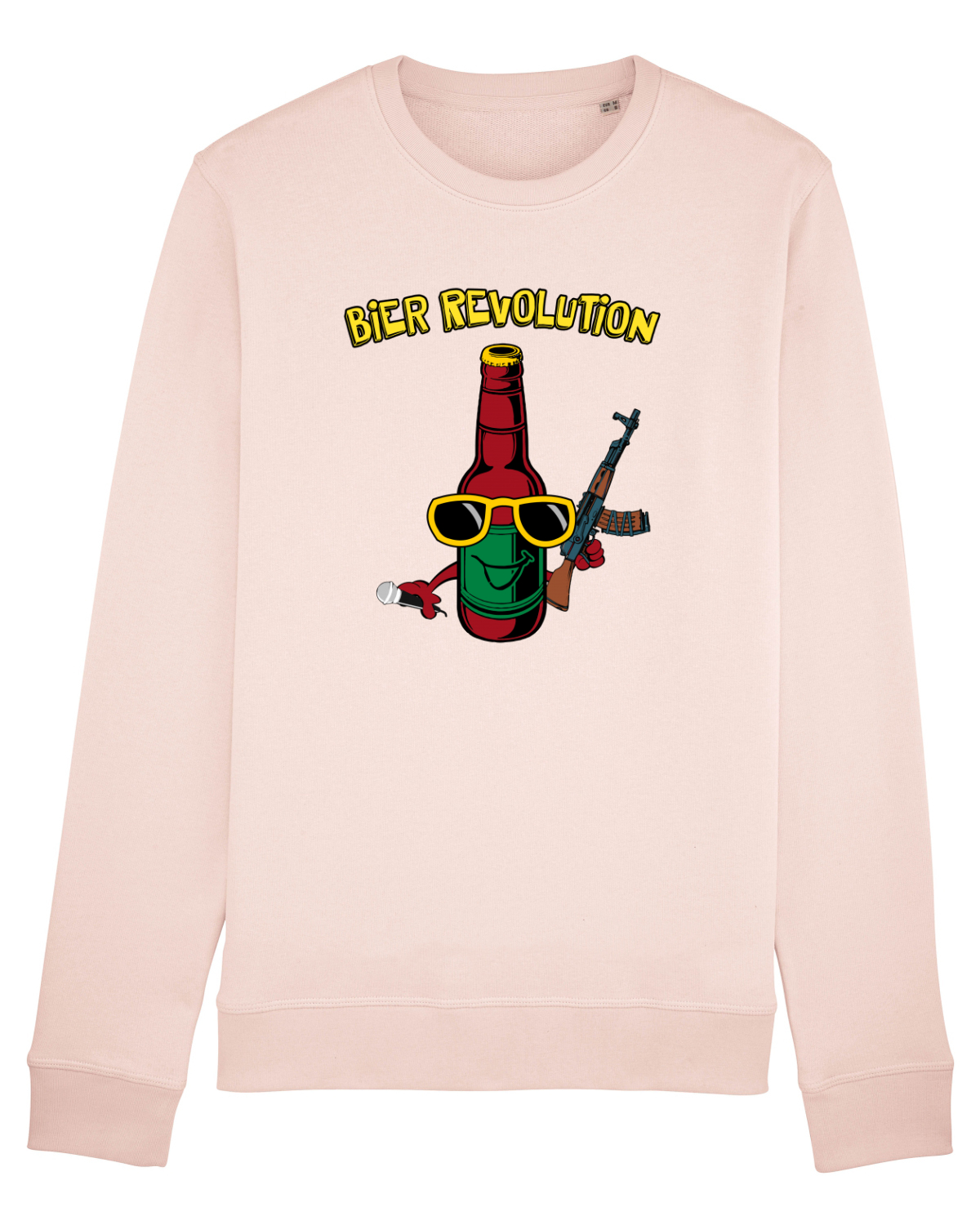 Bluză mânecă lungă Unisex Rise Candy Pink