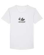 Leu Tricou mânecă scurtă guler larg Bărbat Skater