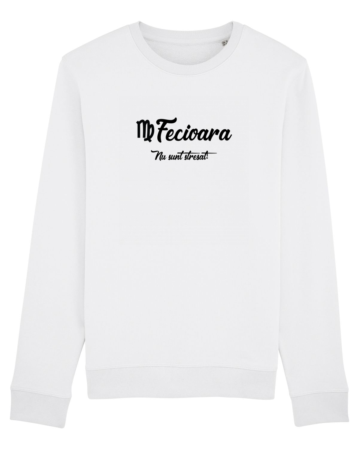 Bluză mânecă lungă Unisex Rise White