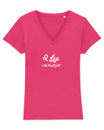Leu Tricou mânecă scurtă guler V Damă Evoker