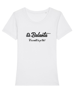 Balanta Tricou mânecă scurtă guler larg fitted Damă Expresser