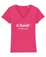 Balanta Tricou mânecă scurtă guler V Damă Evoker