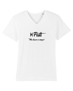 Pesti Tricou mânecă scurtă guler V Bărbat Presenter