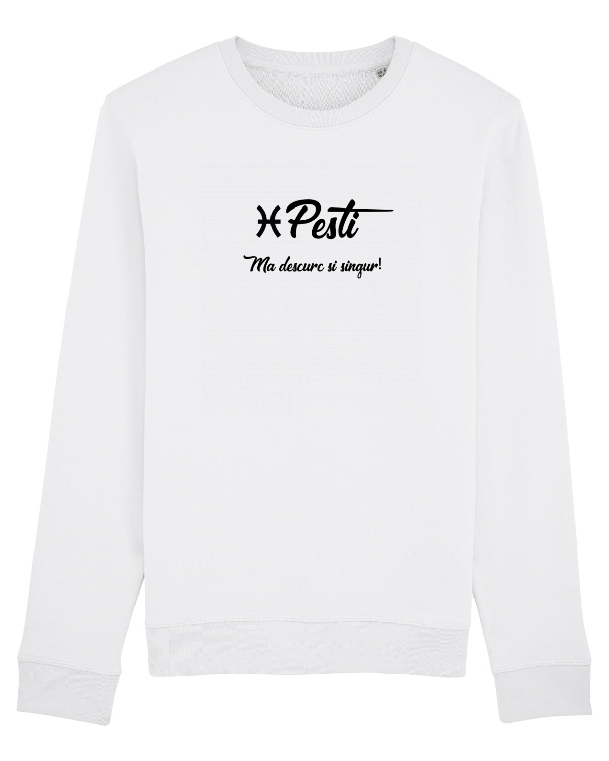 Bluză mânecă lungă Unisex Rise White