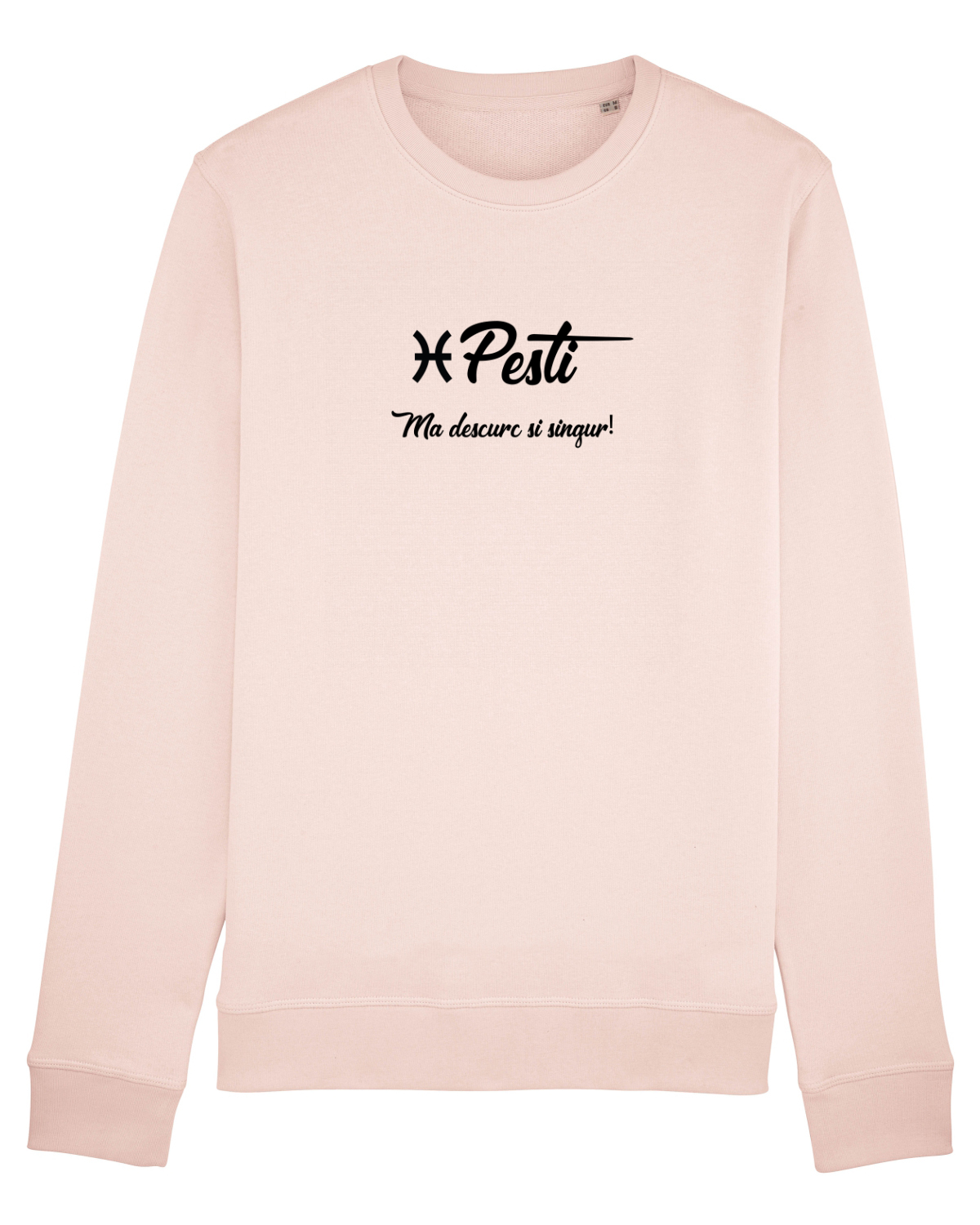 Bluză mânecă lungă Unisex Rise Candy Pink