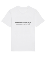 some situation just force... Tricou mânecă scurtă Unisex Rocker