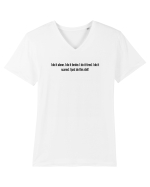 i do it alone... Tricou mânecă scurtă guler V Bărbat Presenter