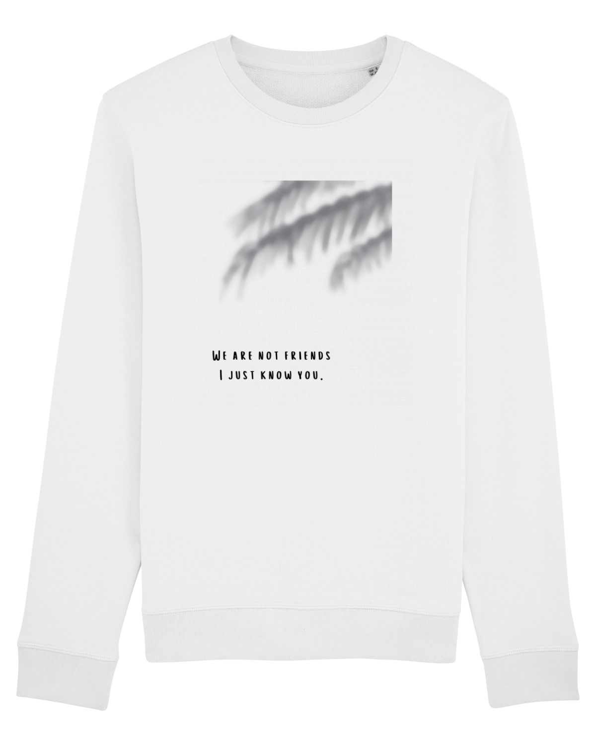 Bluză mânecă lungă Unisex Rise White