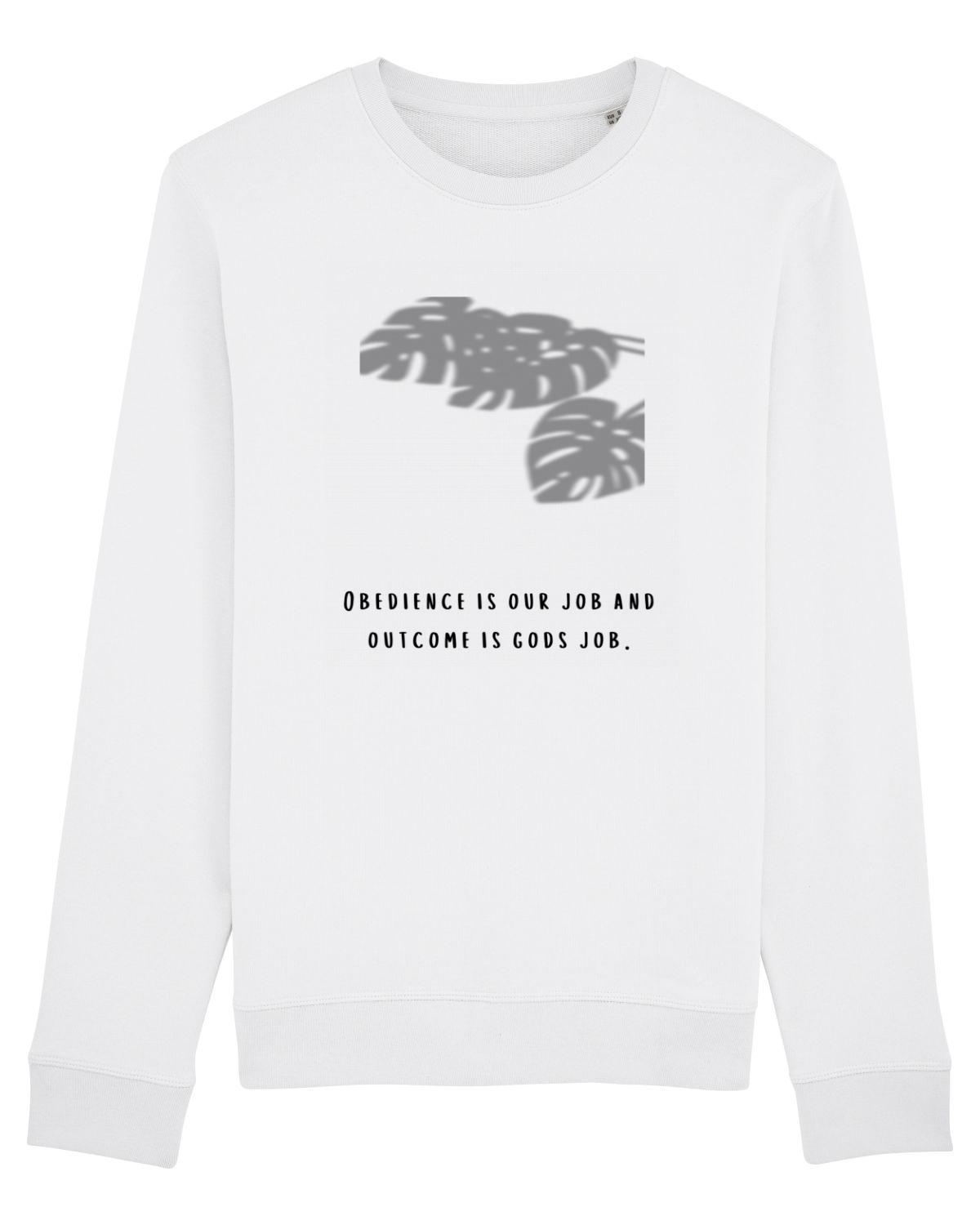 Bluză mânecă lungă Unisex Rise White
