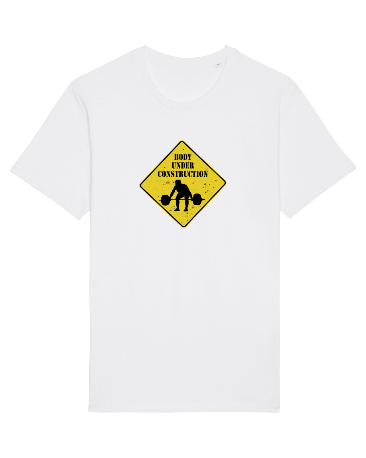 Tricou mânecă scurtă Unisex Rocker White