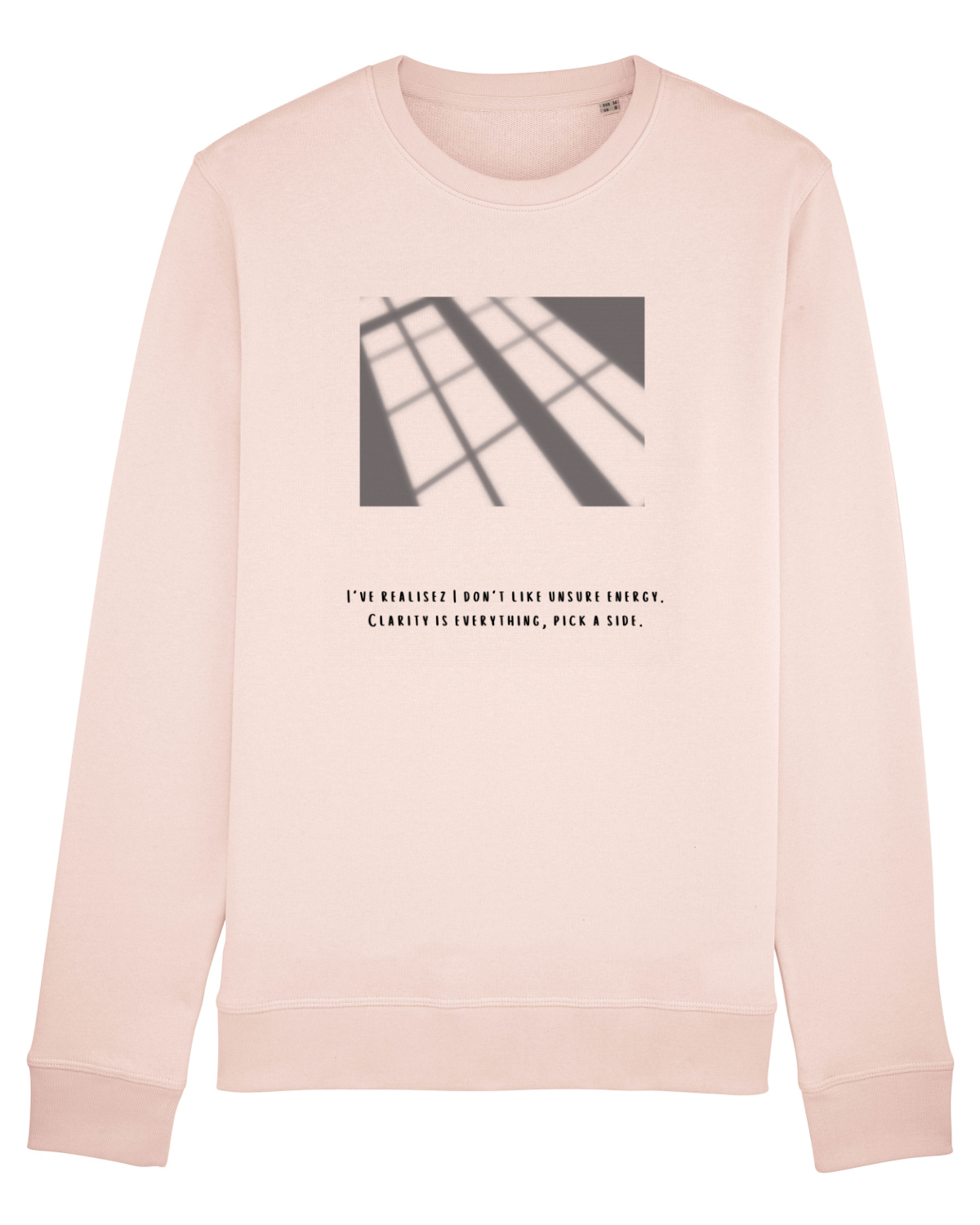 Bluză mânecă lungă Unisex Rise Candy Pink