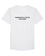 responding with love is a choice... Tricou mânecă scurtă guler larg Bărbat Skater