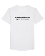 all weapons formed... Tricou mânecă scurtă guler larg Bărbat Skater