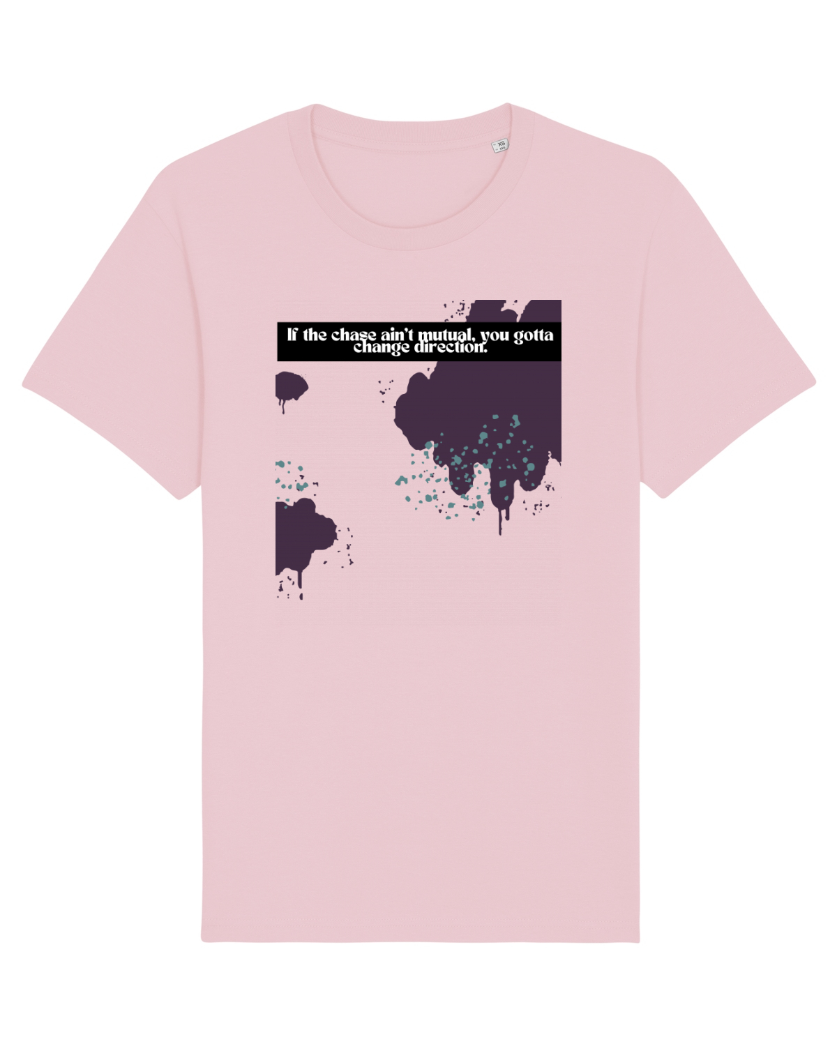 Tricou mânecă scurtă Unisex Rocker Cotton Pink