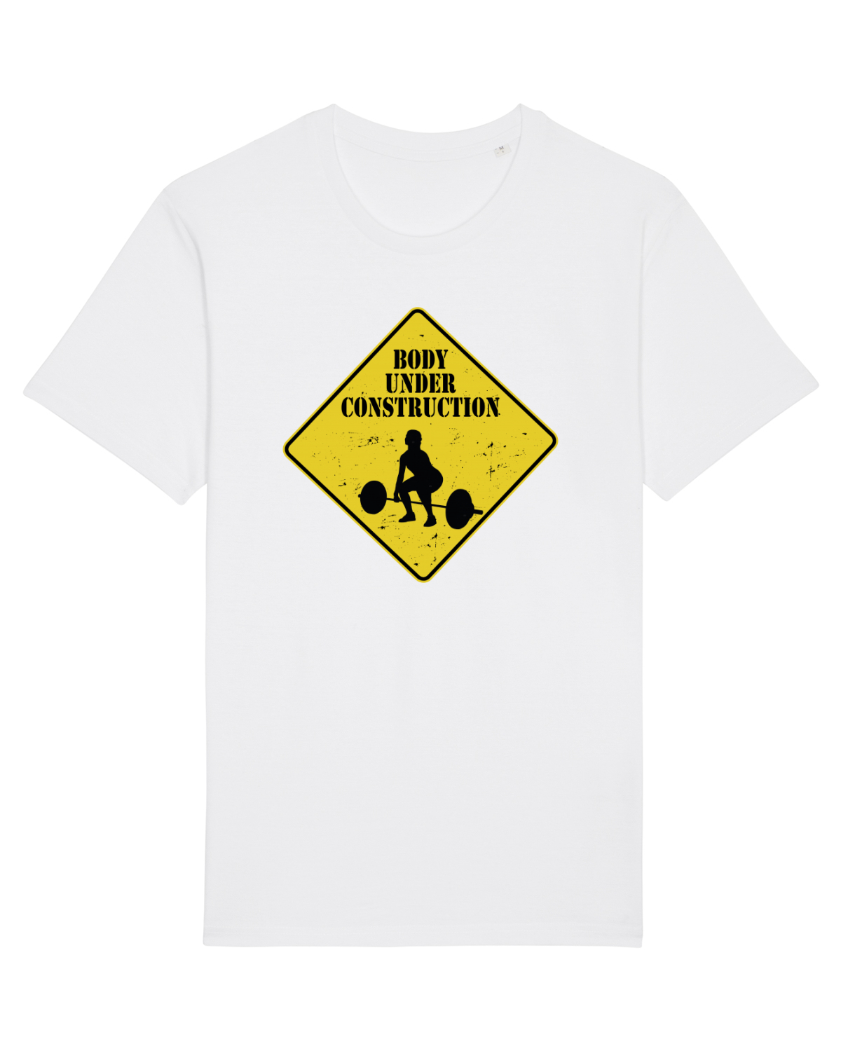 Tricou mânecă scurtă Unisex Rocker White