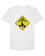 Body under construction Tricou mânecă scurtă guler larg Bărbat Skater
